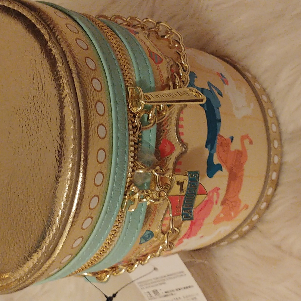 💝FIRM! NWT DISNEY PARKS LOUNGEFLY KING ARTHUR CAROUSEL CROSSBODY (LAST ONE) - Picture 9 of 10